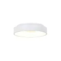 Steinhauer Luminaria de techo RINGLEDE - Ø 30CM pequeño, redondo, directo / indirecto IP20, blanco mate regulable
