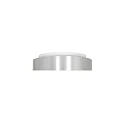 Steinhauer Luminaria de techo RINGLEDE - Ø 30CM pequeño, redondo, directo / indirecto IP20, plata cepillado regulable