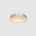 Steinhauer Luminaria de techo RINGLEDE - Ø 30CM pequeño, redondo, directo / indirecto IP20, plata cepillado regulable