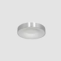 Steinhauer Luminaria de techo RINGLEDE - Ø 30CM pequeño, redondo, directo / indirecto IP20, plata cepillado regulable