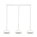 Mexlite pendant luminaire BJORR 3 flames E27 IP20, white matt dimmable