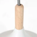 Mexlite Luminaria colgante BJORR de 3 llamas E27 IP20, blanco mate regulable