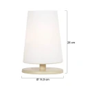 Steinhauer table lamp ANCILLA E27 IP20
