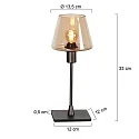 Steinhauer table lamp ANCILLA E14 IP20
