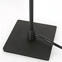 Luminaria de mesa ANCILLA de 1 llama, con función de conmutación, cónico E14 IP20, negro mate regulable