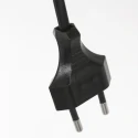 Steinhauer Luminaria de mesa ANCILLA de 1 llama, con función de conmutación, cónico E14 IP20, negro mate regulable