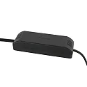 Luminaria de mesa ANCILLA de 1 llama, corto, con función de conmutación, cónico E27 IP20, negro mate regulable