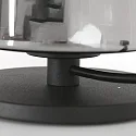 Luminaria de mesa ANCILLA de 1 llama, corto, con función de conmutación, cónico E27 IP20, negro mate regulable
