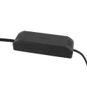Steinhauer Luminaria de mesa ANCILLA de 1 llama, corto, con función de conmutación, cónico E27 IP20, negro mate regulable
