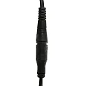 Mexlite floor lamp SERPENT with flex arm, with touch dimmer IP20, steel brushed dimmable