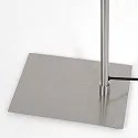 Mexlite floor lamp SERPENT with flex arm, with touch dimmer IP20, steel brushed dimmable