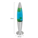 Mexlite table lamp VOLCAN with switch, conical E14 IP20, steel brushed 