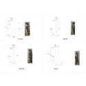 anne light & home Luminaria de mesa ANIMAUX - SURICATE arriba, con interruptor, sin pantalla, con enchufe E27 IP20, negro mate 