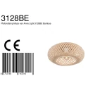 anne light & home ceiling luminaire MAZE E27 IP20, bamboo light dimmable
