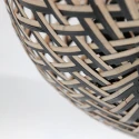 anne light & home ceiling luminaire MAZE E27 IP20, bamboo light, black dimmable