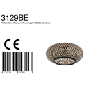 anne light & home ceiling luminaire MAZE E27 IP20, bamboo light, black dimmable