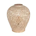 table lamp MAZE with switch E27 IP20, bamboo light 