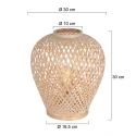 Luminaria de mesa MAZE con interruptor E27 IP20