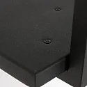 Steinhauer Luminaria colgante TØR de 6 llamas, con estante IP20, negro mate regulable