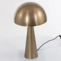 Steinhauer Luminaria de mesa PIMPERNEL abajo, redondo, con interruptor, con enchufe, cónico E27 IP20, color bronce 
