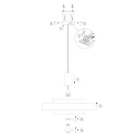 anne light & home Luminaria colgante FLINTER de 1 llama, cilíndrico, directo / indirecto E27 IP20, negro mate regulable