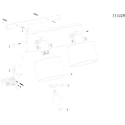 Mexlite wall and ceiling luminaire ORNOIR 2 flames, adjustable E14 IP20, black matt dimmable