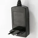 Mexlite Luminaria de pedestal PLATU con brazo flexible, con regulador táctil IP20, acero regulable