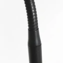Mexlite Luminaria de pedestal PLATU con brazo flexible, con regulador táctil IP20, negro mate regulable