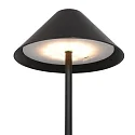 Steinhauer Luminaria de mesa ANCILLA Arriba-Abajo, con conexión USB, con batería, con regulador táctil IP54, negro mate regulable
