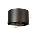 Steinhauer Luminaria de pared MURO G9 IP20, regulable