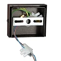 Steinhauer Luminaria de pared MURO G9 IP20, regulable