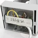 Luminaria de pared MURO Arriba-Abajo, redondo, ajustable G9 IP20, acero cepillado regulable