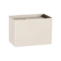 wall luminaire MURO 1 flame, square G9 IP20, creme dimmable