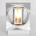 Luminaria de pared MURO Arriba-Abajo, angular, cilíndrico, ajustable G9 IP20, acero cepillado regulable