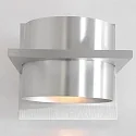 Luminaria de pared MURO Arriba-Abajo, angular, cilíndrico, ajustable G9 IP20, acero cepillado regulable