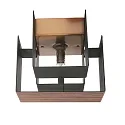 Steinhauer Luminaria de pared MURO G9 IP20, regulable