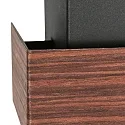 Steinhauer Luminaria de pared MURO G9 IP20, regulable
