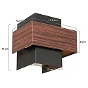 Steinhauer Luminaria de pared MURO G9 IP20, regulable