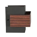 Steinhauer Luminaria de pared MURO G9 IP20, regulable