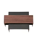 Steinhauer Luminaria de pared MURO G9 IP20, regulable