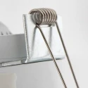 Steinhauer Luminaria empotrable PÉLITE SPOT redondo, rígido, retroceder GU10 IP20, blanco mate regulable