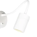 Mexlite Luminaria de pared UPROUND de 1 llama GU10 IP20, blanco 