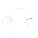 Mexlite Luminaria de pared UPROUND de 1 llama GU10 IP20, blanco 
