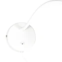 Mexlite Luminaria de pared UPROUND de 1 llama GU10 IP20, blanco 