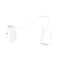 Mexlite Luminaria de pared UPROUND de 1 llama GU10 IP20, blanco 