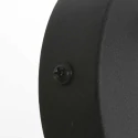 Mexlite Luminaria de pared UPROUND de 1 llama GU10 IP20, negro 
