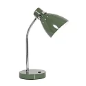 Luminaria de mesa SPRING inclinable E27 IP20, verde 