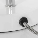 Steinhauer table lamp SPRING tiltable E27 IP20, white 