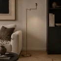 floor lamp BELLA 1 flame, without shade E27 IP20, bronze dimmable