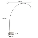 Mexlite Luminaria de pedestal SOLVA E27 IP20, regulable